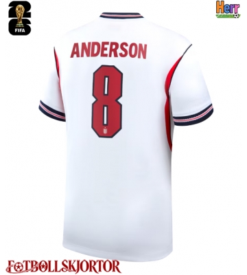 England Elliot Anderson #8 Hemmatröja VM 2026 Kortärmad